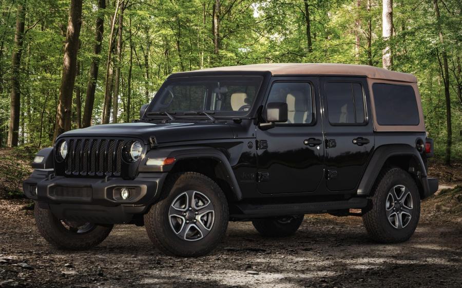 Jeep Wrangler Unlimited Black & Tan 2019 года 
